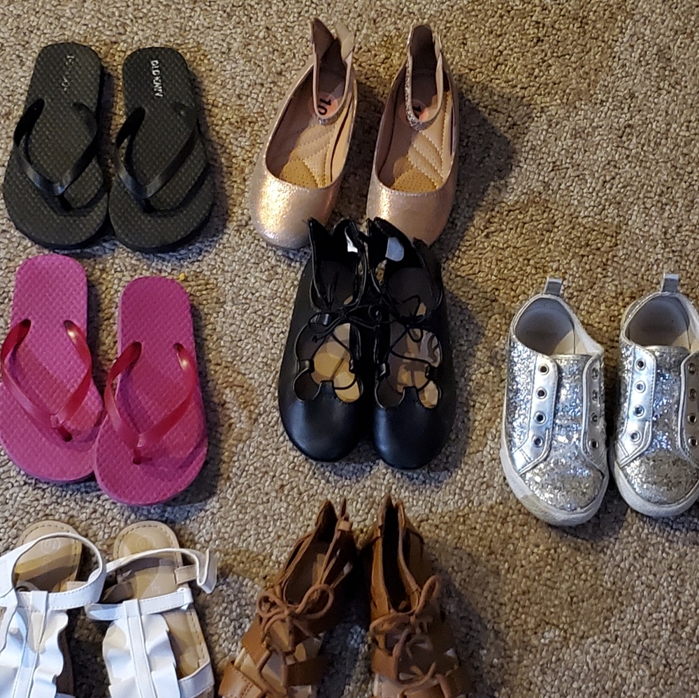 Girls size 10 little girls shoe bundle